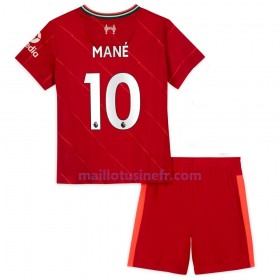 Maillot de Foot Liverpool Sadio Mane 10 Domicile 2021-22 - Enfant